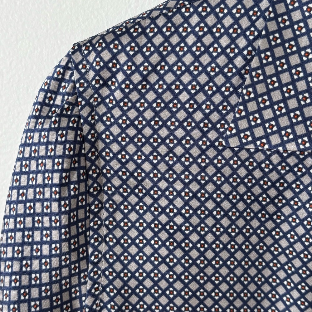 Equipment Patterned Button Down Shirt - image 4